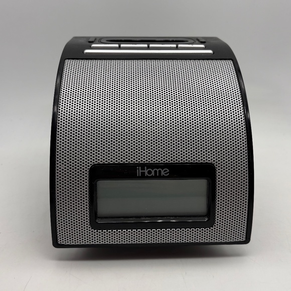 iHome Digital Alarm Clock IPod Dock Speaker iH1134c Gray/Black - Picture 1 of 15